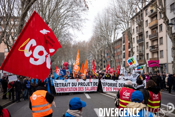 Toulouse : 2eme manifestation contre la reforme de la retraite