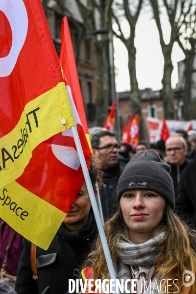 Toulouse : 2eme manifestation contre la reforme de la retraite