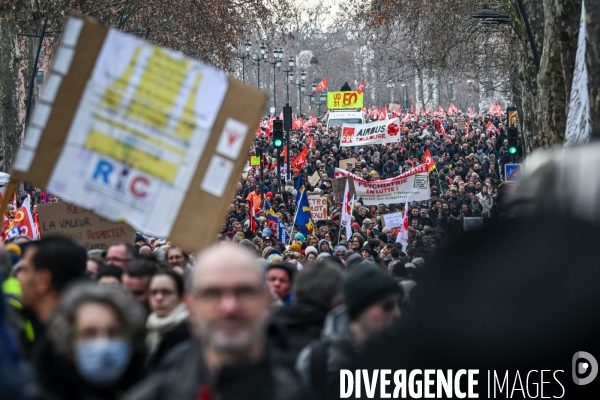 Toulouse : 2eme manifestation contre la reforme de la retraite