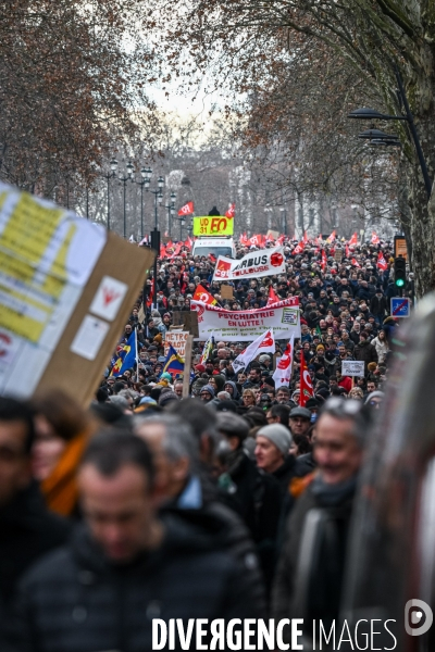 Toulouse : 2eme manifestation contre la reforme de la retraite