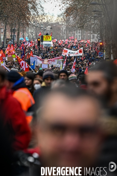 Toulouse : 2eme manifestation contre la reforme de la retraite