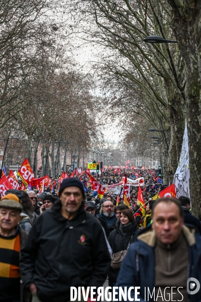 Toulouse : 2eme manifestation contre la reforme de la retraite