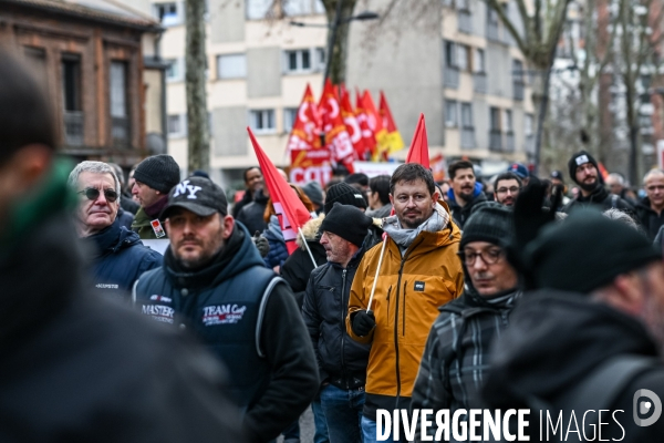 Toulouse : 2eme manifestation contre la reforme de la retraite