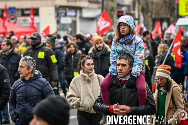 Toulouse : 2eme manifestation contre la reforme de la retraite