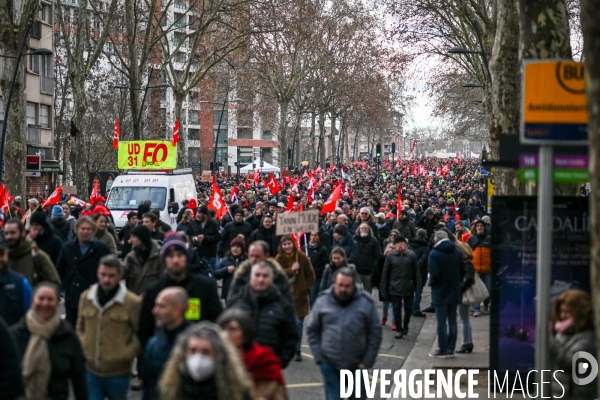 Toulouse : 2eme manifestation contre la reforme de la retraite