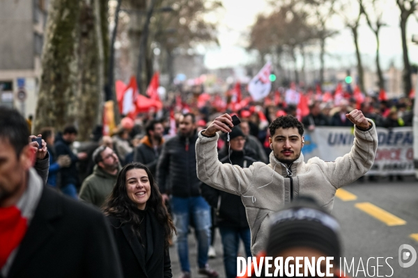 Toulouse : 2eme manifestation contre la reforme de la retraite