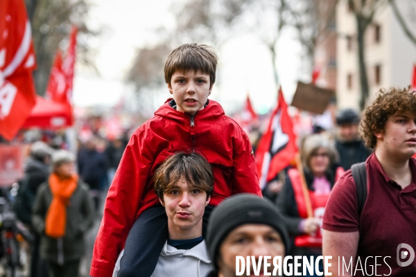 Toulouse : 2eme manifestation contre la reforme de la retraite