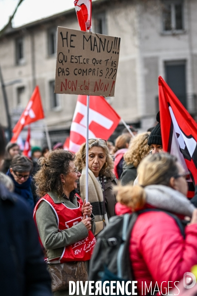 Toulouse : 2eme manifestation contre la reforme de la retraite