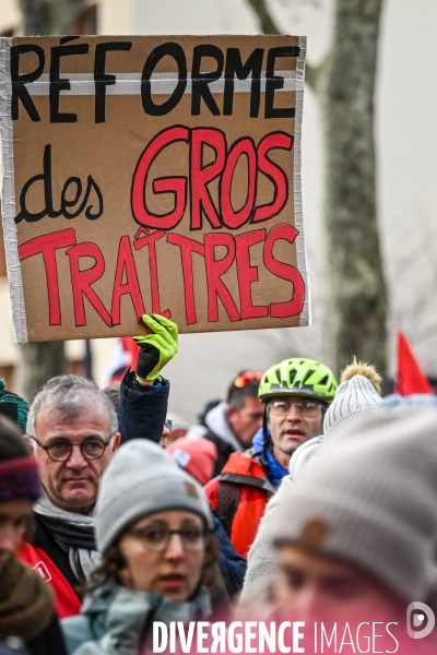 Toulouse : 2eme manifestation contre la reforme de la retraite