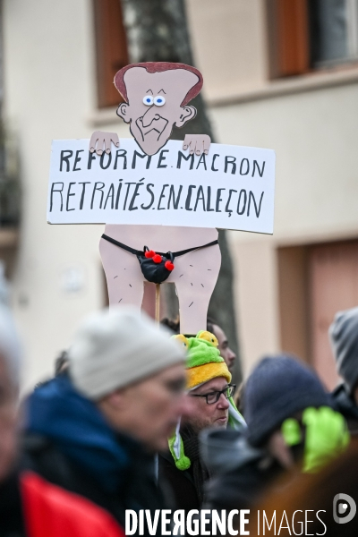 Toulouse : 2eme manifestation contre la reforme de la retraite