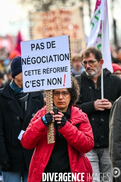 Toulouse : 2eme manifestation contre la reforme de la retraite