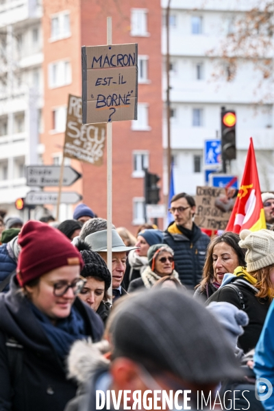 Toulouse : 2eme manifestation contre la reforme de la retraite