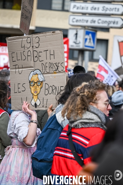 Toulouse : 2eme manifestation contre la reforme de la retraite