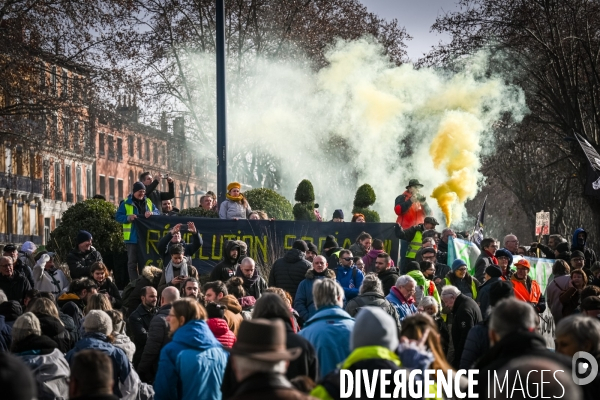 Toulouse : 2eme manifestation contre la reforme de la retraite