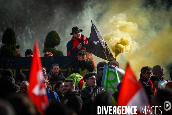 Toulouse : 2eme manifestation contre la reforme de la retraite