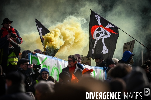 Toulouse : 2eme manifestation contre la reforme de la retraite