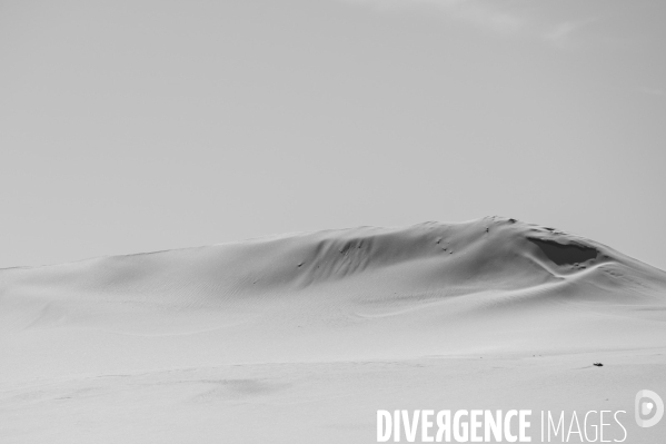 Outer banks, érosion des dunes.