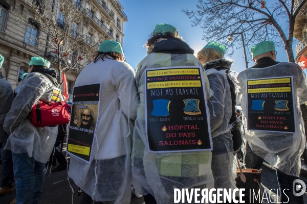 Deuxième manifestation contre la réforme de la retraite à Marseille