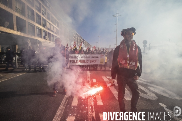 Deuxième manifestation contre la réforme de la retraite à Marseille
