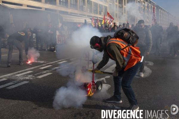 Deuxième manifestation contre la réforme de la retraite à Marseille