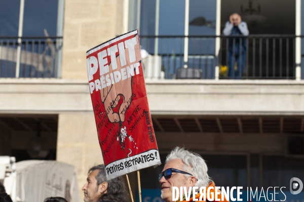 Deuxième manifestation contre la réforme de la retraite à Marseille