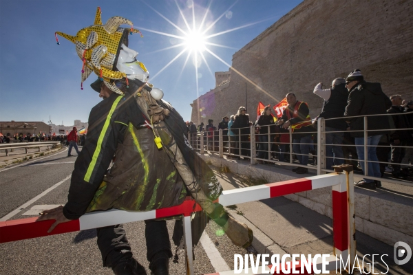 Deuxième manifestation contre la réforme de la retraite à Marseille