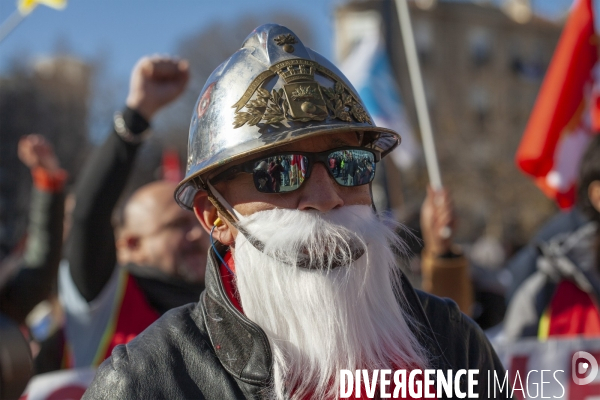 Deuxième manifestation contre la réforme de la retraite à Marseille