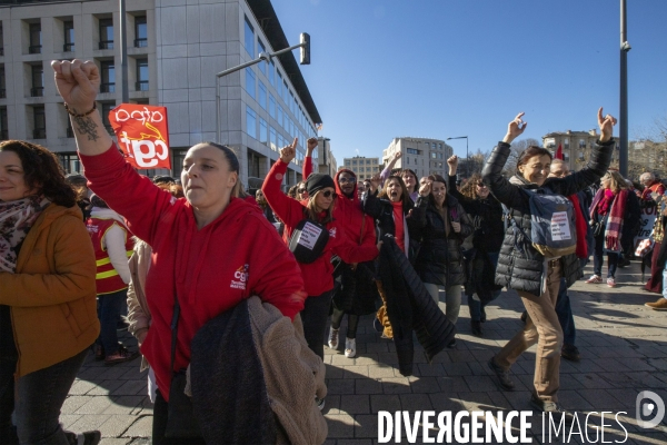 Deuxième manifestation contre la réforme de la retraite à Marseille