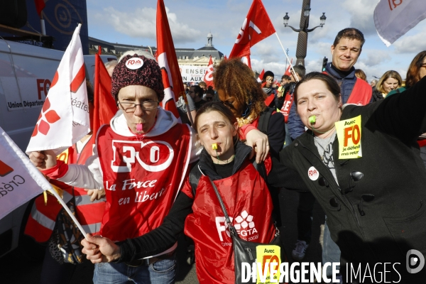 Bordeaux, Manifestation contre la réforme des retraites