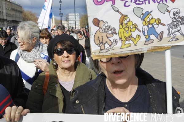 Bordeaux, Manifestation contre la réforme des retraites