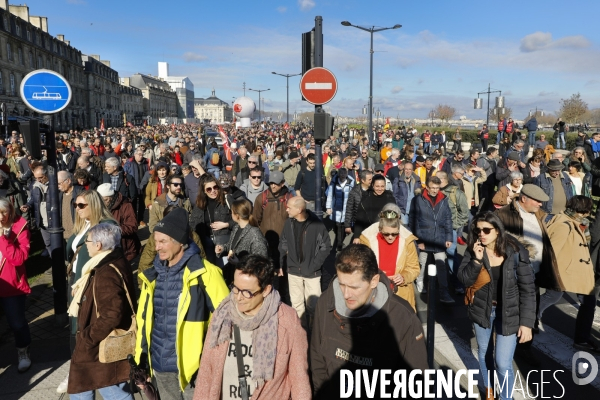 Bordeaux, Manifestation contre la réforme des retraites