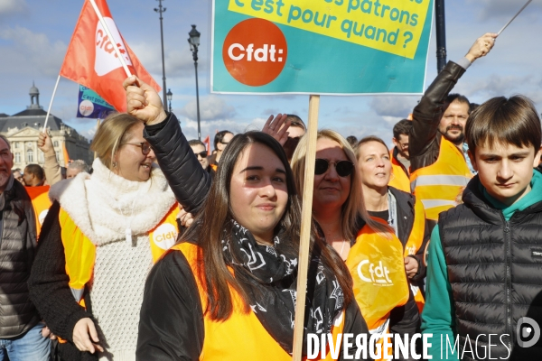 Bordeaux, Manifestation contre la réforme des retraites