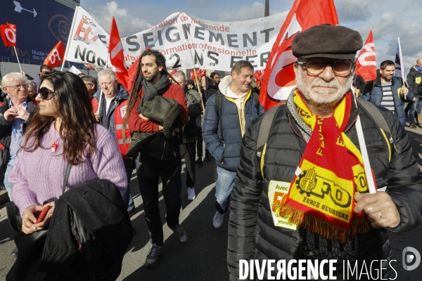 Bordeaux, Manifestation contre la réforme des retraites