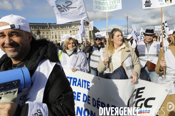 Bordeaux, Manifestation contre la réforme des retraites