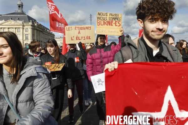 Bordeaux, Manifestation contre la réforme des retraites