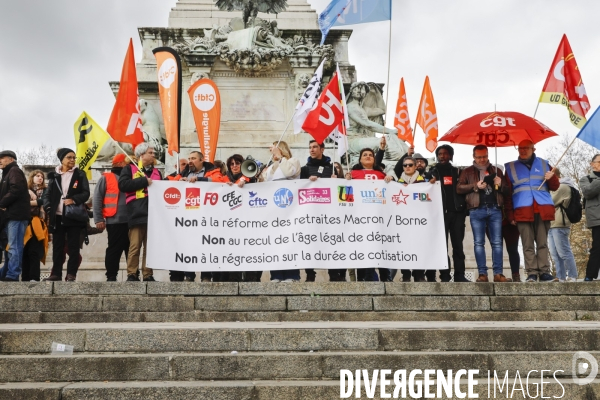 Bordeaux, Manifestation contre la réforme des retraites