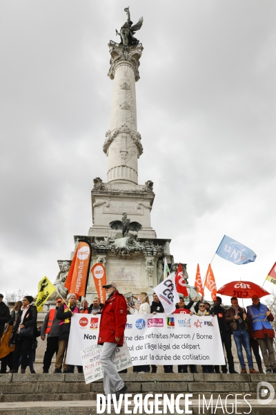 Bordeaux, Manifestation contre la réforme des retraites