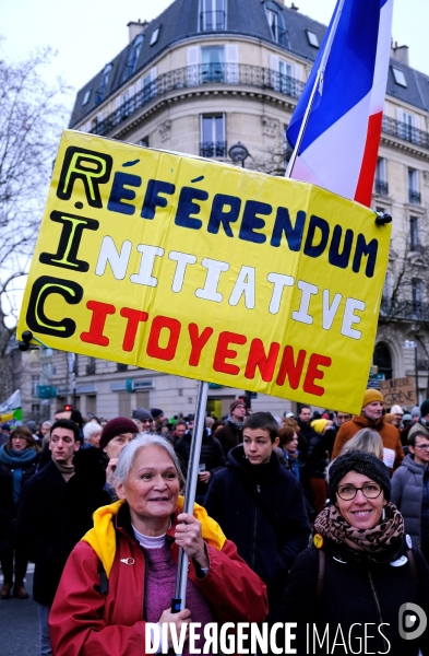 2 éme manifestation nationale contre la reforme des retraites du gouvernement Borne