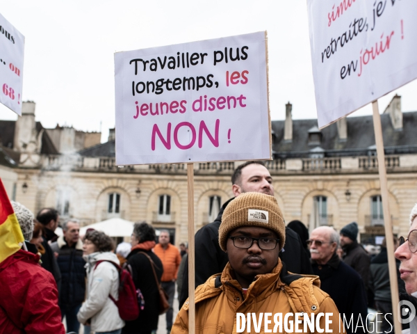 Manifestation retraites Dijon