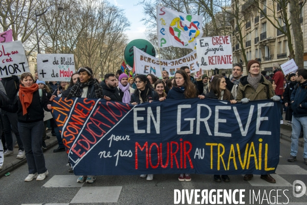 Manifestation contre la réforme des retraites