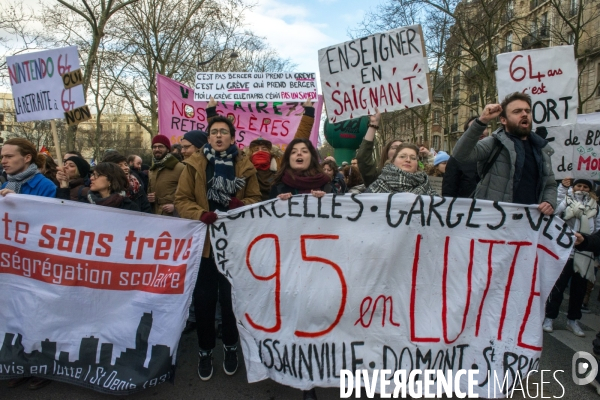 Manifestation contre la réforme des retraites