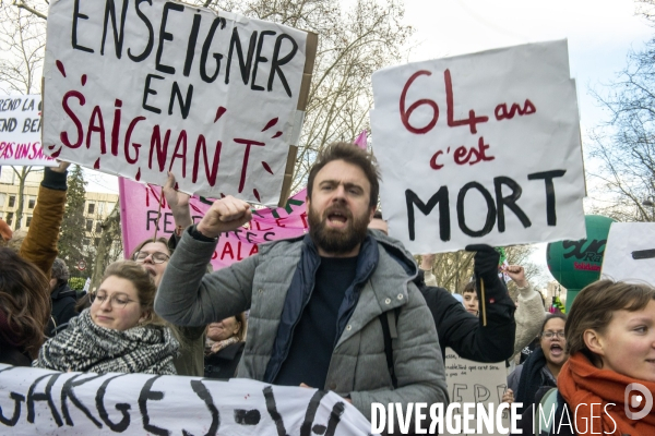 Manifestation contre la réforme des retraites