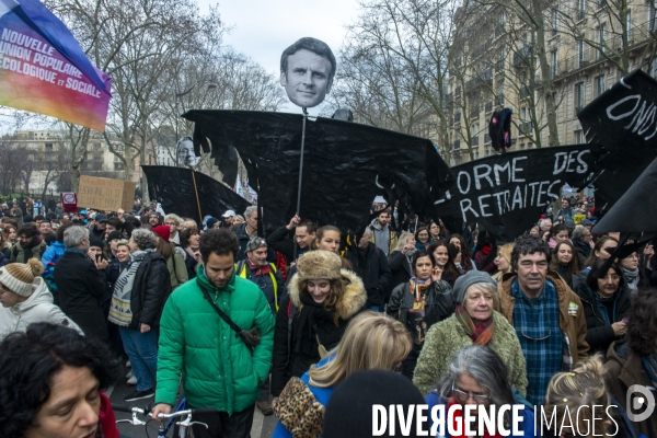 Manifestation contre la réforme des retraites