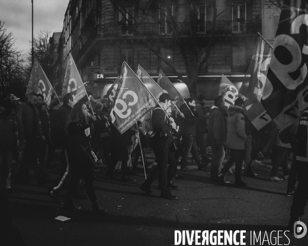 Manifestation contre la réforme des retraites