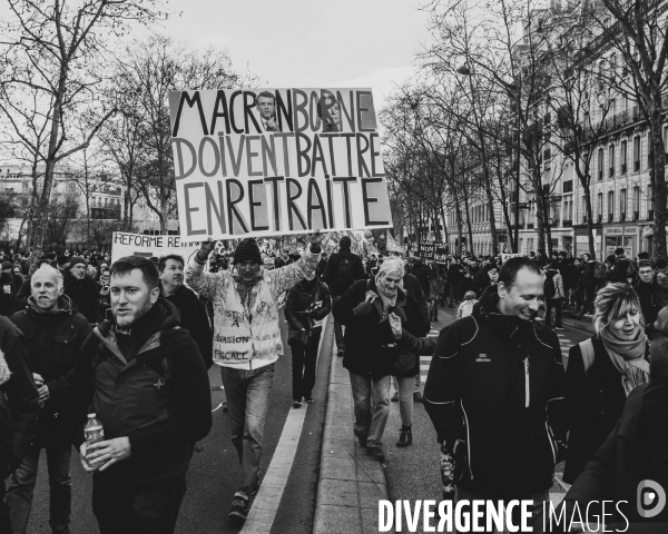 Manifestation contre la réforme des retraites