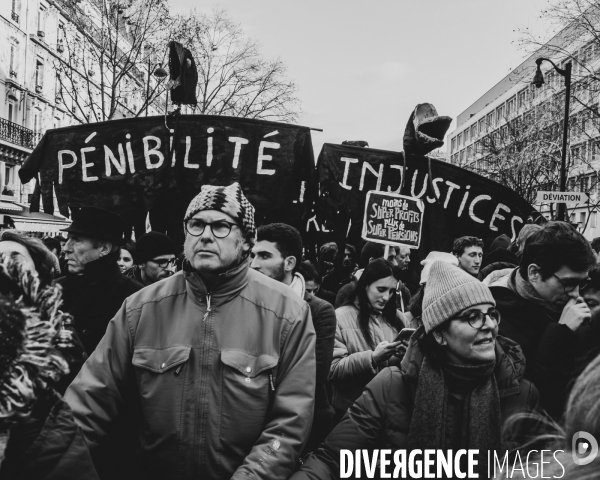 Manifestation contre la réforme des retraites