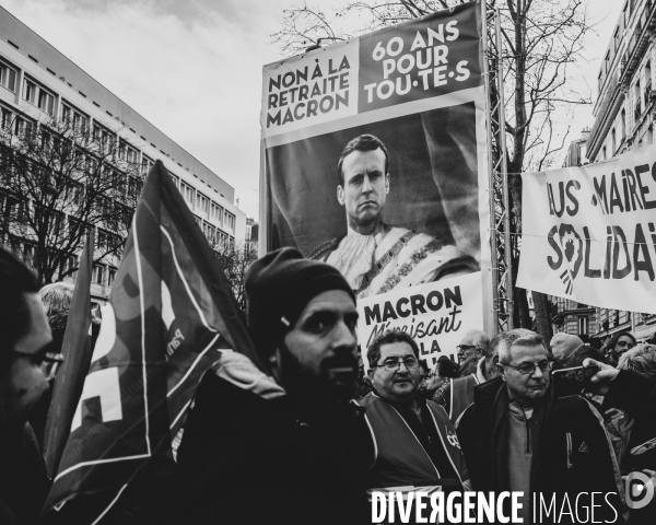 Manifestation contre la réforme des retraites