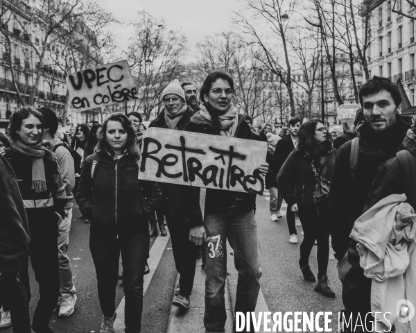 Manifestation contre la réforme des retraites