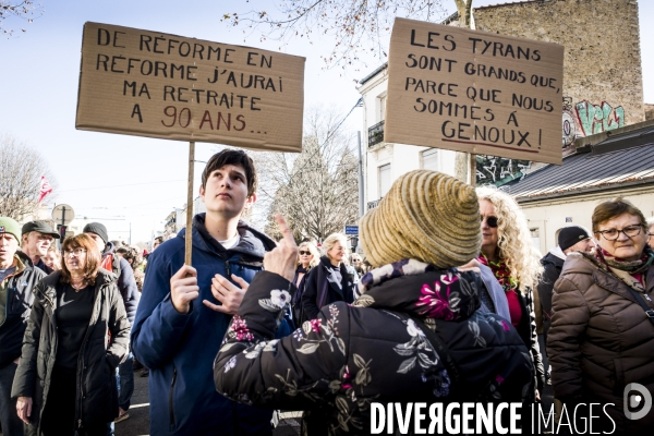 Montpellier - 2eme Manifestation contre la Reforme des Retraites