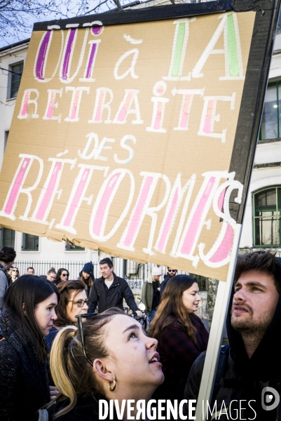 Montpellier - 2eme Manifestation contre la Reforme des Retraites